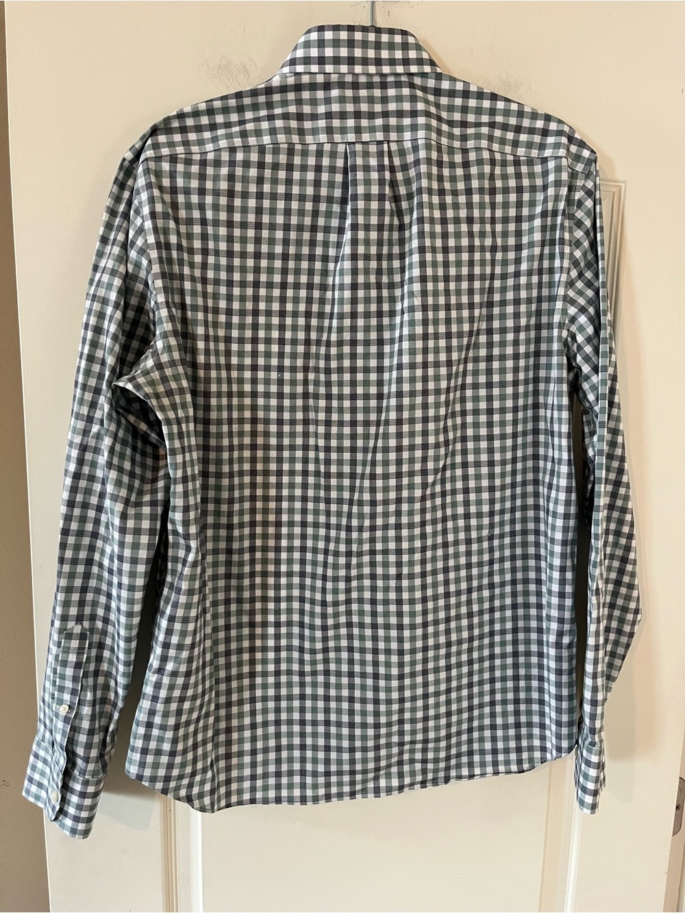 J.Crew Men's Designer Checked Button-Down Shirt Size Large Slim - Picture 14 of 16